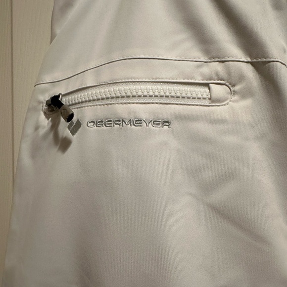 Womens like new Obermeyer size 10 white ski pants. - Picture 4 of 6
